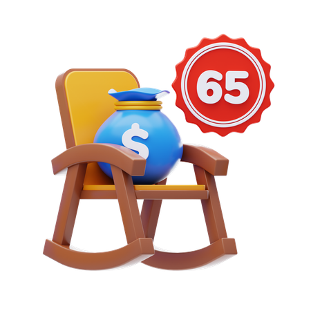 Retirement Age  3D Icon