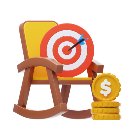 Retirement Goals  3D Icon