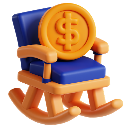退職プラン  3D Icon