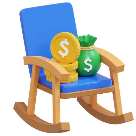 Retirement Saving  3D Icon