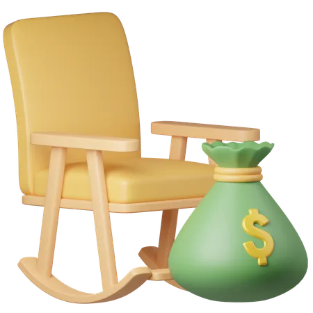 Retirement Saving  3D Icon