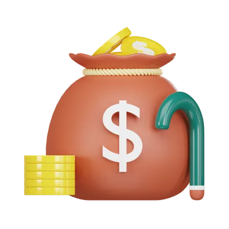Retirement Savings  3D Icon