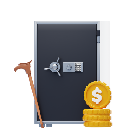 Retirement Savings  3D Icon