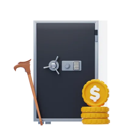 Retirement Savings  3D Icon