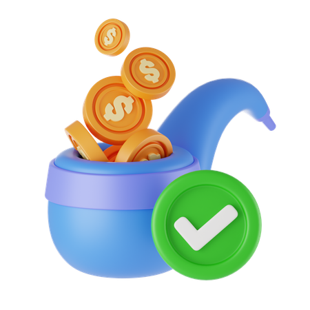 Retirement Savings  3D Icon