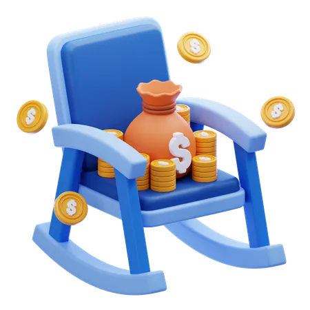 Retirement Savings  3D Icon