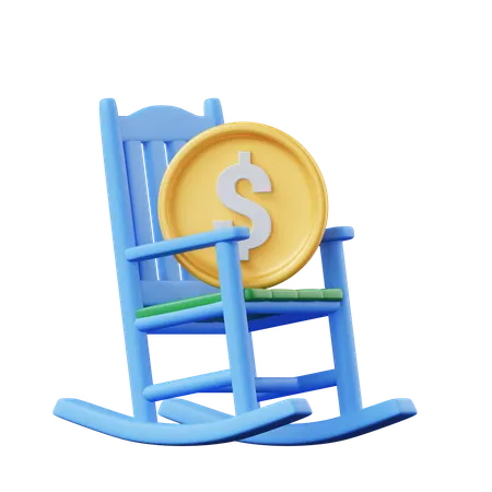 Retirement Savings  3D Icon