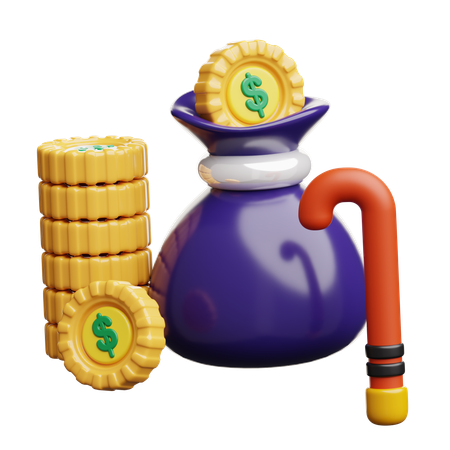 Retirement Savings  3D Icon