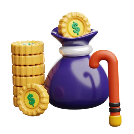 Retirement Savings  3D Icon