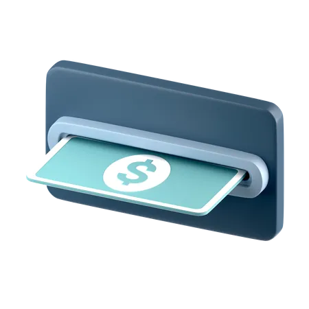 Retirar dinero  3D Icon