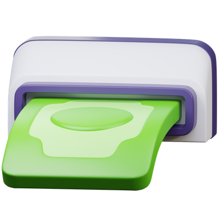Retiro de efectivo  3D Icon