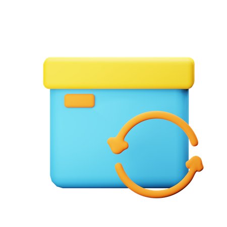 Devolução de pacote  3D Icon
