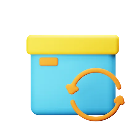 Devolução de pacote  3D Icon