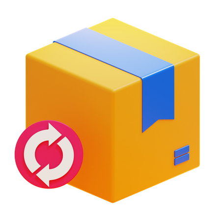 Devolução de pacote  3D Icon