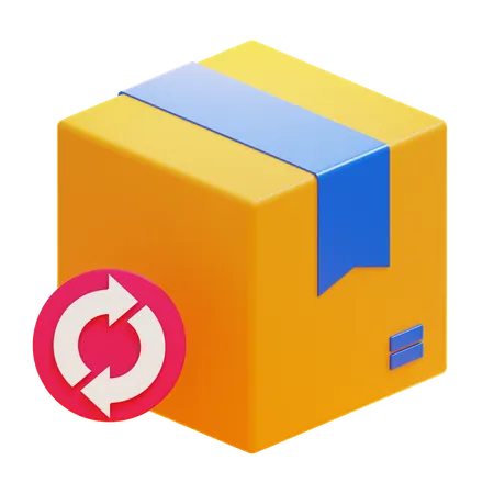 Devolução de pacote  3D Icon