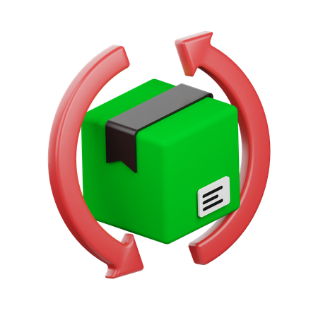 Livraison de retour  3D Icon