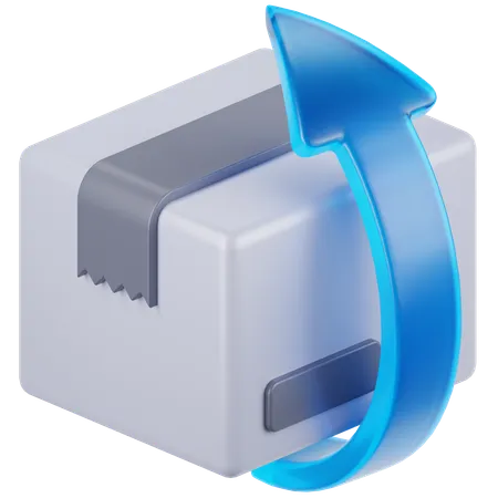 Rücksendepaket  3D Icon