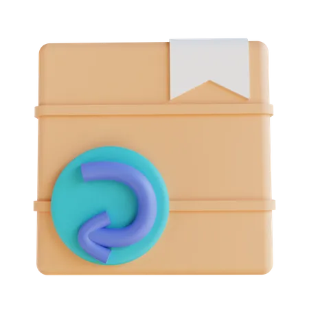 Rücksendepaket  3D Icon