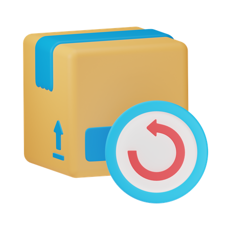 Rücksendepaket  3D Icon