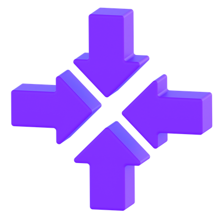 Rétrécir  3D Icon