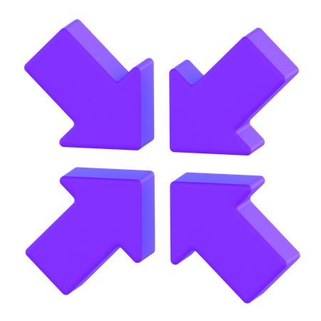 Rétrécir  3D Icon