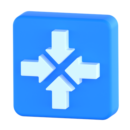 Rétrécir  3D Icon
