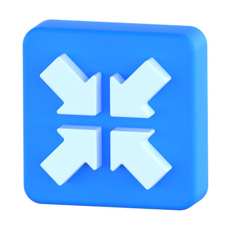 Rétrécir  3D Icon
