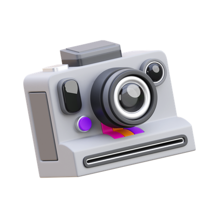 Retro Camera  3D Icon