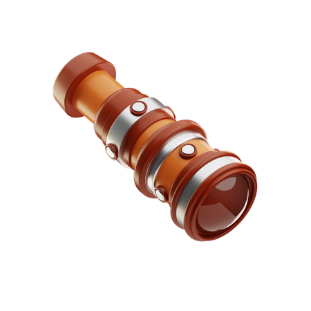 Retro Camera Lens  3D Icon