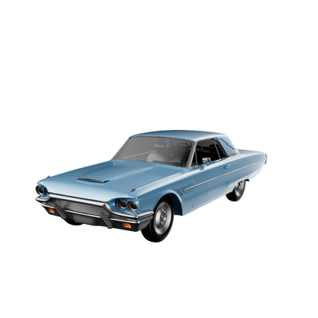 Retro Car  3D Icon