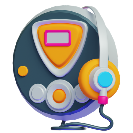 RETRO CD PLAYER  3D Icon