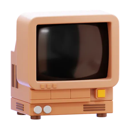 Retro Computer  3D Icon
