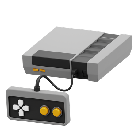 Retro Console  3D Icon