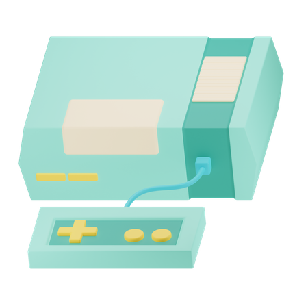 Retro Console  3D Icon