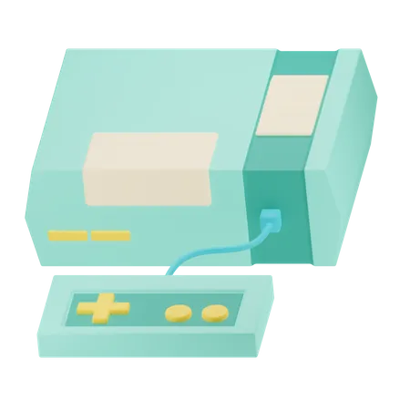 Retro Console  3D Icon