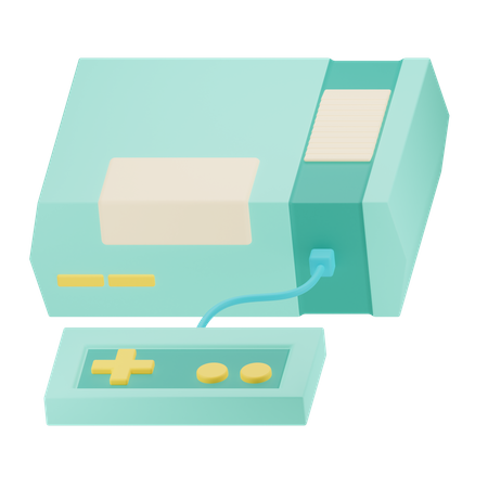 Retro Console  3D Icon