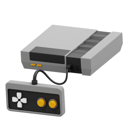 Retro Console 3D Icon