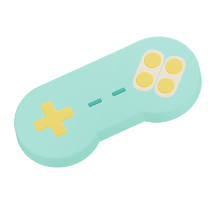 Retro Controller  3D Icon