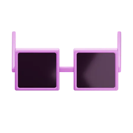 Retro Eyeglasses  3D Icon