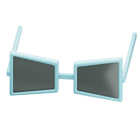 Retro Eyeglasses  3D Icon