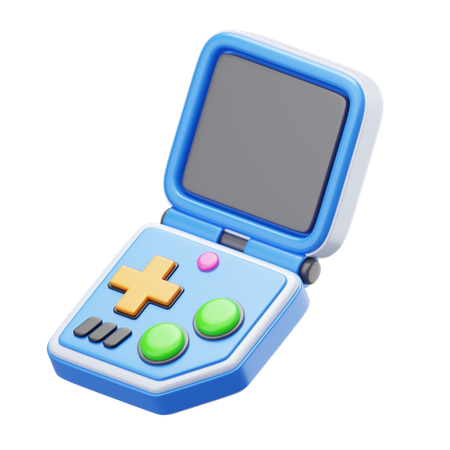 Retro Flip Console  3D Icon
