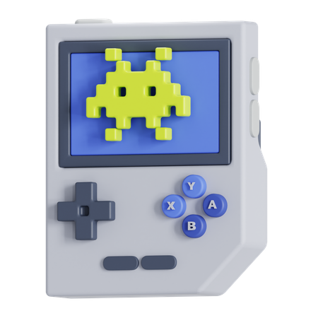 Retro game  3D Icon