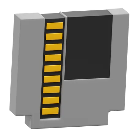 Retro Game Cassete  3D Icon