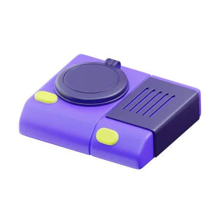 Retro game console  3D Icon