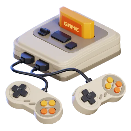 Retro Game Console  3D Icon