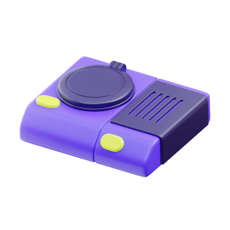 Retro game console  3D Icon