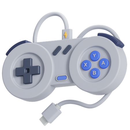 Retro game controller  3D Icon