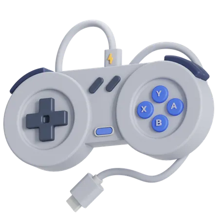 Retro game controller  3D Icon