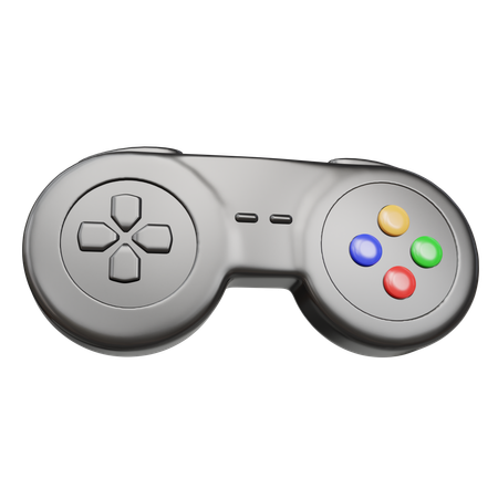 Retro Game Controller  3D Icon