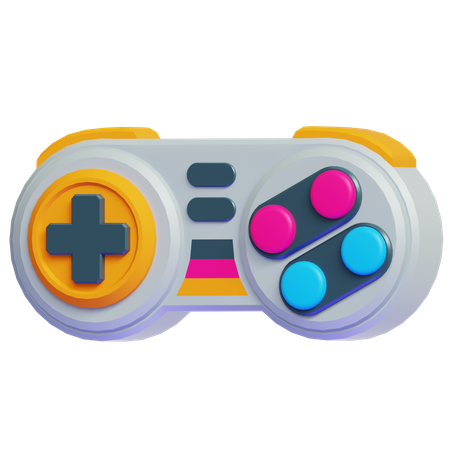 RETRO GAME CONTROLLER  3D Icon